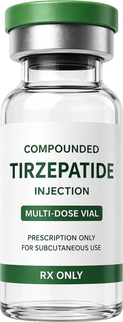 Compounded Tirzepatide vial