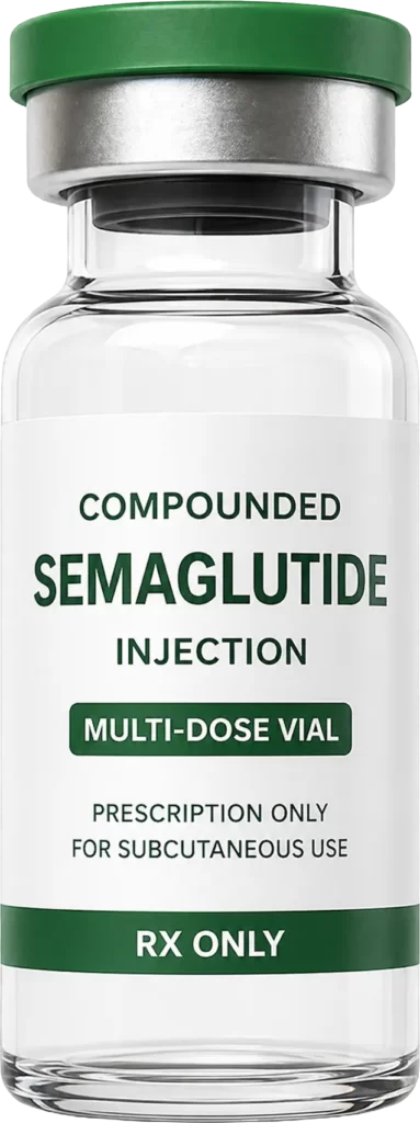 Compounded Semaglutide vial